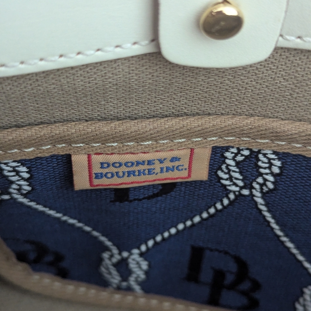 Dooney & Bourke Blue Monogram Shoulder Bag - Picture 7 of 12